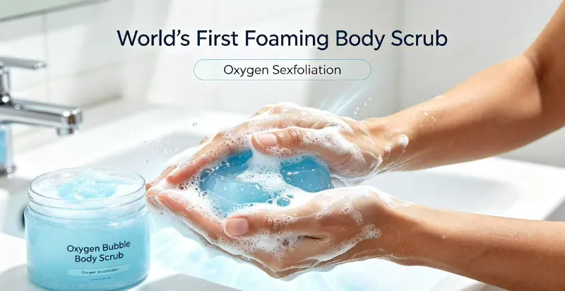 Self--VOLES Foaming Oxygen Body Scrub ตัวแรกของโลก